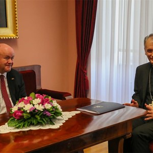 Nadbiskup Kutleša primio veleposlanika Irske u RH